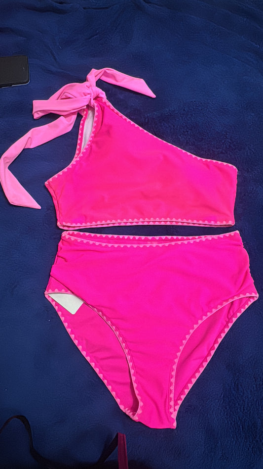 Vestido de baño One shoulder