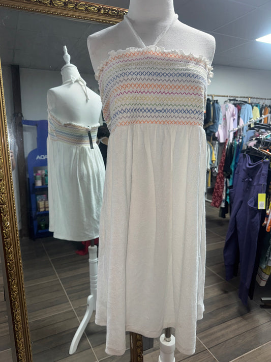 Vestido de algodón estrech